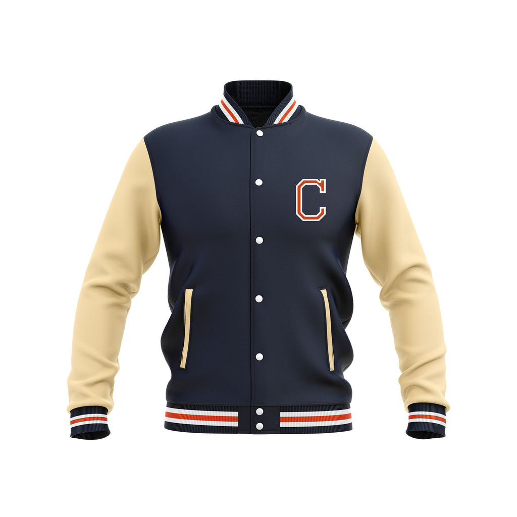 Chicago Navy wool varsity jacket